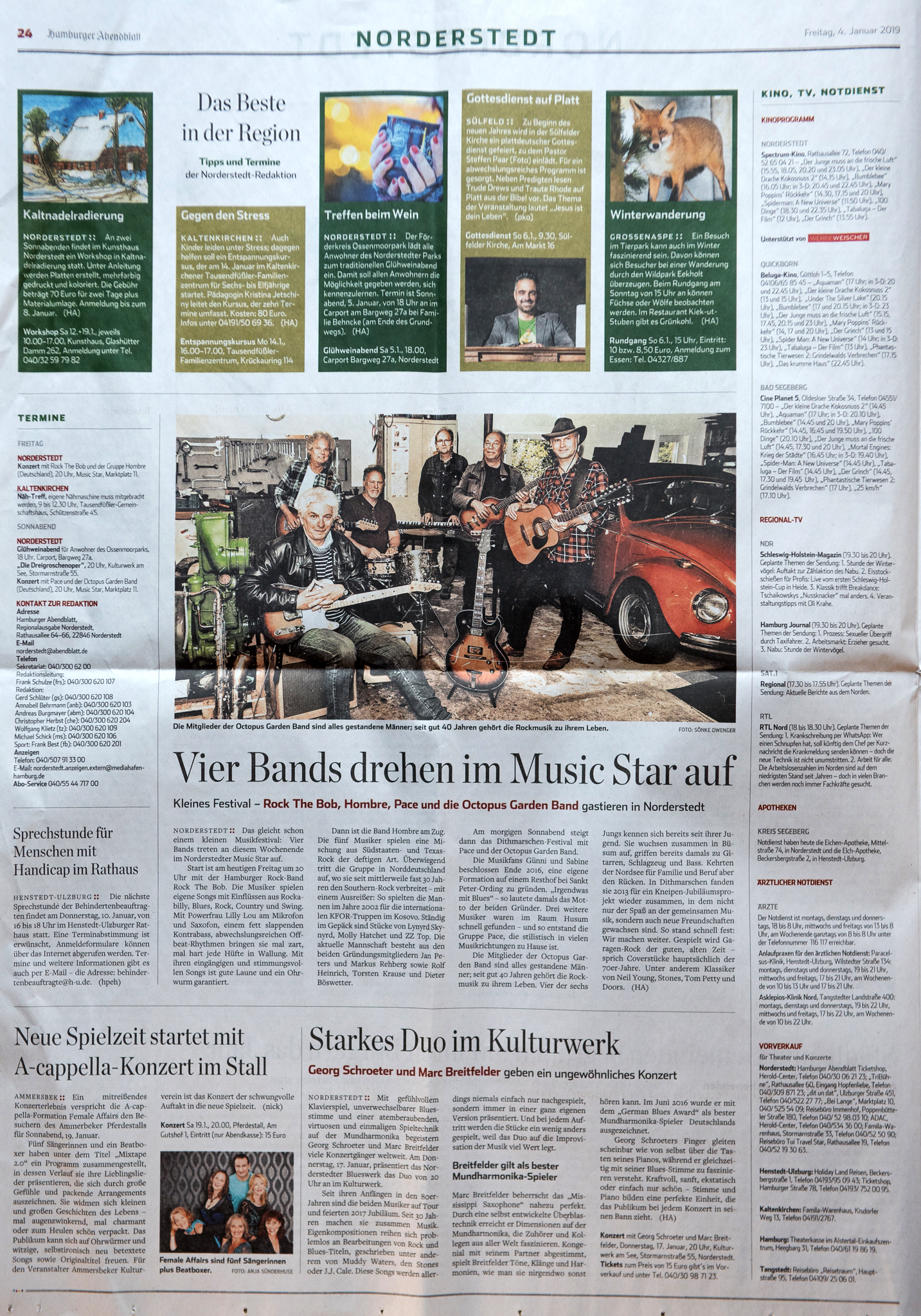 Hamburger Abendblatt vom 04.01.2019
