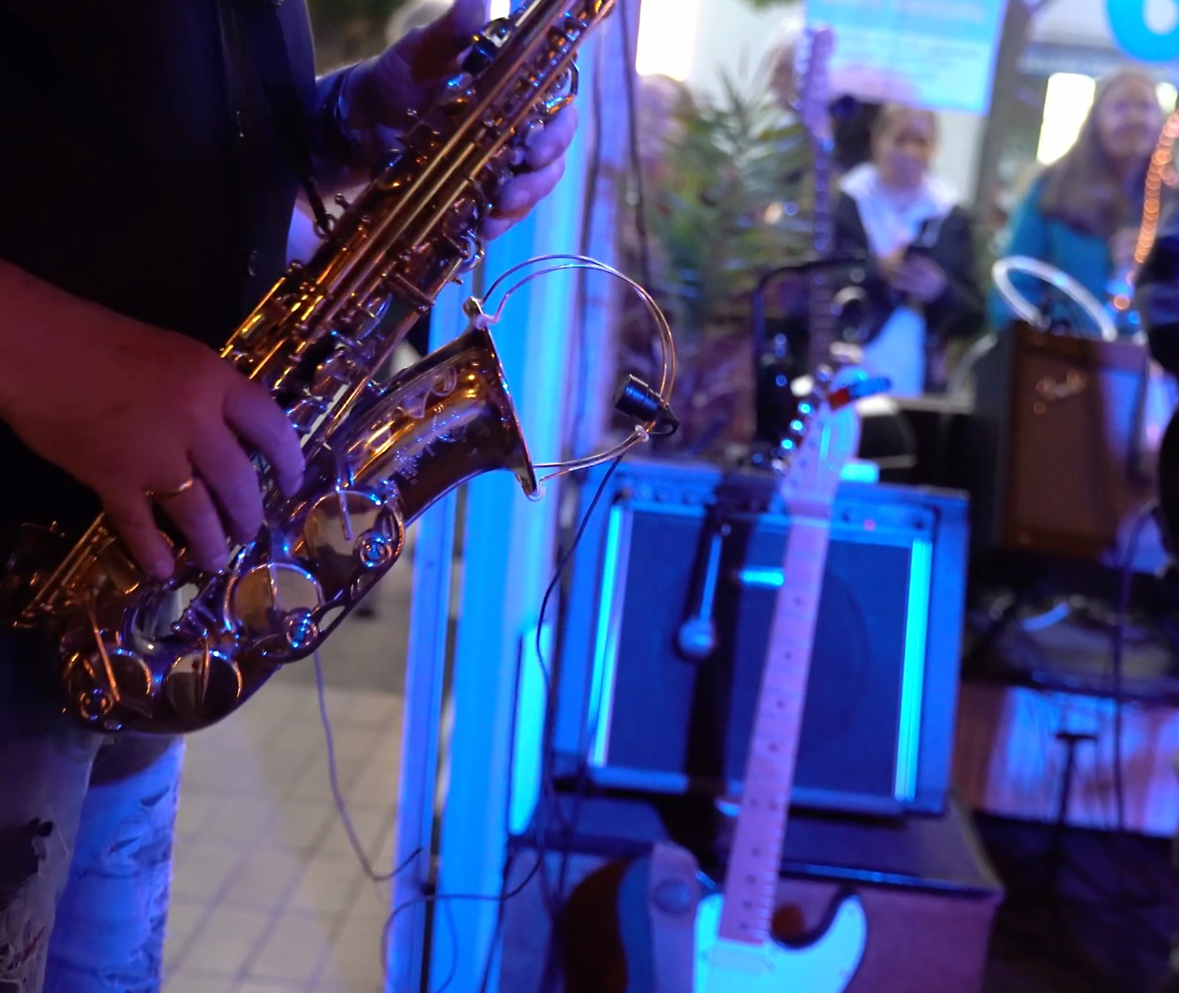 Joe am Sax