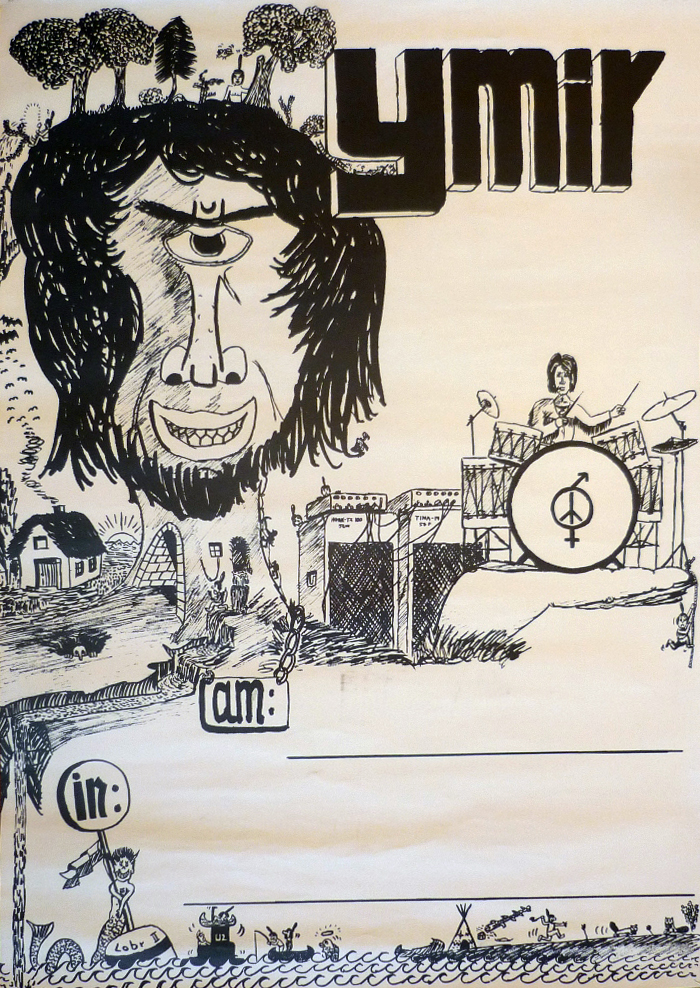 "YMIR"-Plakat von Lothar Bruhn (LOBR) aus Büsum